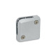 Ganter Abrazaderas de soporte de panel, zamac, para paneles de vidrio y plástico GN 939-ZD-60-12-EB-SR