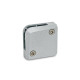 Ganter Abrazaderas de soporte de panel, zamac, para paneles de vidrio y plástico GN 939-ZD-60-12-E-SR