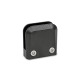 Ganter Abrazaderas de soporte de panel, zamac, para paneles de vidrio y plástico GN 939-ZD-60-5-FB-SW