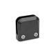 Ganter Abrazaderas de soporte de panel, zamac, para paneles de vidrio y plástico GN 939-ZD-60-5-F-SW