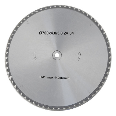 BAMATO 700mm HM-Sägeblatt für HOS-700 und HOS-750  HOS700SB