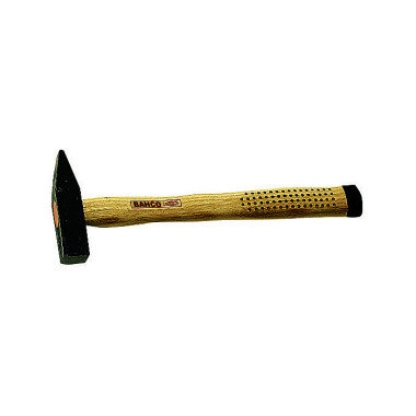 BAHCO Martillo de cerrajería, mango de madera, 260 g, 260 mm, cabeza 19 x 95 mm 481-200