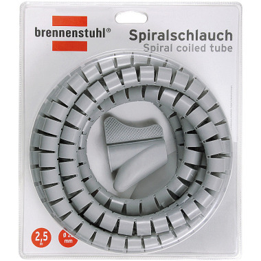 Brennenstuhl Spiralschlauch L = 2,5m ø = 20mm grau 1164360