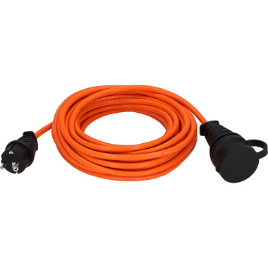 Brennenstuhl BREMAXX Verlängerungskabel (10m Kabel in orange, für den kurzfristigen Einsatz im Außenbereich IP44, Stromkabel einsetzbar bis -35 °C, Öl- und UV-beständig) 1169930