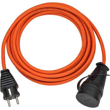 Brennenstuhl BREMAXX® Verlängerungskabel (5m Kabel in orange, für den kurzfristigen Einsatz im Außenbereich IP44, einsetzbar bis -35 °C, öl- und UV-beständig) 1169960