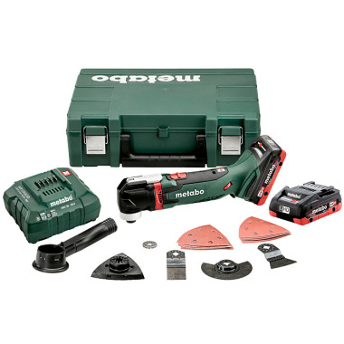 Metabo Akku-Multitool MT 18 LTX (613021800) Kunststoffkoffer 18V 2x4Ah LiHD + ASC 55