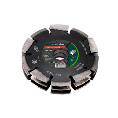 Metabo Diamantfrässcheibe 3, 125x28,5x22,23mm, professional, UP, Universal (628299000)