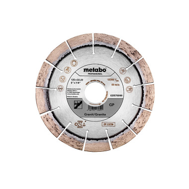 Metabo Diamanttrennscheibe 125x22,23mm, GP, Granit professional (628576000)