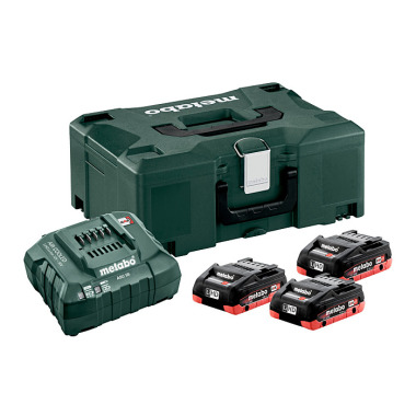 Metabo Basis Set 3 x LiHD 4.0 Ah + metaBOX 145 (685133000)