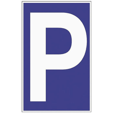 Parkplatzbeschilderung Parken L250xB400mm Ku.blau/weiß 3000277680