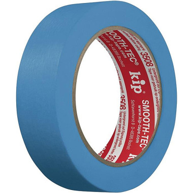 Glattkreppband 3508 SMOOTH-TEC® glatt blau L.50m B.30mm KIP 3508-29