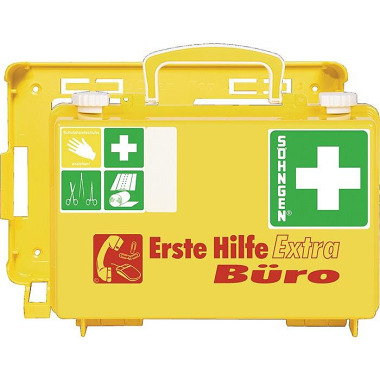 Erste Hilfe Koffer Extra Büro B260xH170xT110ca.mm leuchtgelb SÖHNGEN 0320126