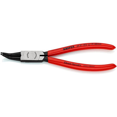 Sicherungsringzange J 22 f.Bohrungen D.19-60mm KNIPEX 44 31 J22