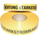 Trassenwarnband Aufdruck Achtung Starkstromkabel B.40mm L.250m gelb 15 015 040 250 01 0003