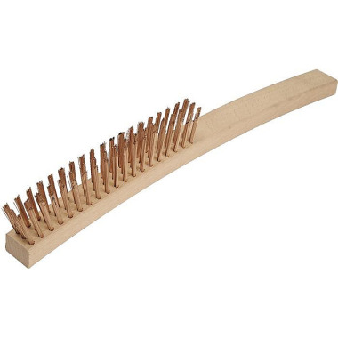 Drahtbürste L.350mm Zinnbronzedraht 0,3mm 4-reihig funkenfrei ENDRES TOOLS 1750040S