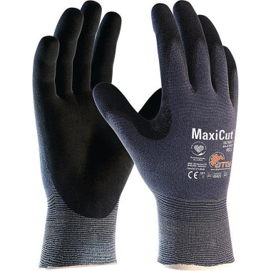 Schnittschutzhandschuhe MaxiCut® Ultra™ 44-3745 Gr.10 blau/schwarz EN 388 PSA II 2495-10