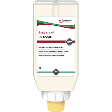 Hautpflegecreme Stokolan® Classic 1l leicht parfümiert Softflasche 22326