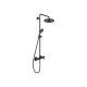 Duravit Duschsystem C.1 m it Einhebel-Brausemischer schwarz matt C14280007046