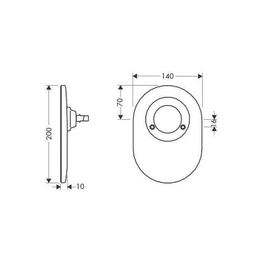 HG Umrüstset Brausemische r Unterputz chrom 96384000