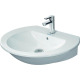 Duravit Waschtisch DARLIN G NEW m ÜL HLB 3 HL 650x5 50mm we WG 26216500301