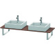 Duravit Konsole X-LARGE 4 80x1000x24mm nussbaum dun kel XL016C02121