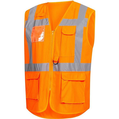 Warnweste 7118 Gr.XL neonorange EN ISO 13688/EN ISO 20471/EN 1149 NITRAS 7118-4100-XL