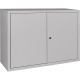 Hängeschrank H600xB800xT300mm Vollblech,1 BD Stahlbl.lichtgrau/lichtgr au NW9000453660