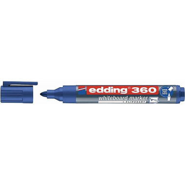 Whiteboardmarker 360 blau Strich-B.1,5-3mm Rundspitze 4-360003