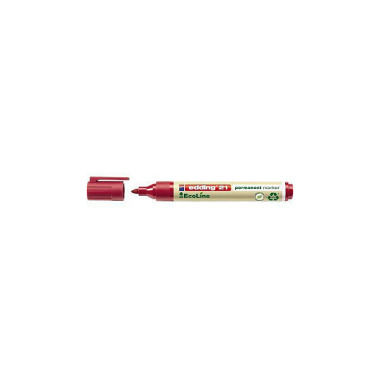 edding Permanentmarker 21 EcoLine 4-21002 1,5-3mm Rundspitze rot 304195030