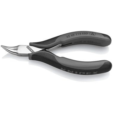 Knipex Pince de préhension pour l'électronique ESD avec gaines bi-matière 115mm 35 42 115 ESD