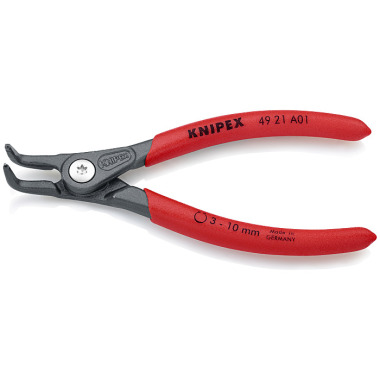 Knipex Pince de précision pour circlips grise atramentisée 130mm 49 21 A01