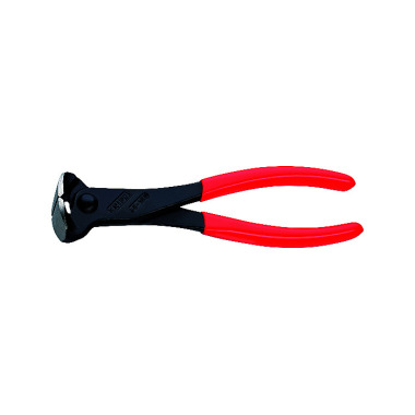 Knipex Pince coupante de devant noire atramentisée gainées en plastique 180mm 68 01 180