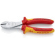 Knipex Pince coupante de côté à forte démultiplication chromée 180mm 74 06 180 SB