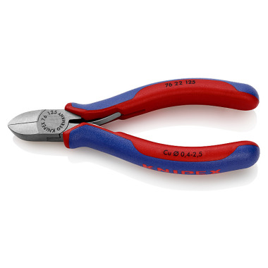 Knipex Pince coupante de côté noire atramentisée 125mm 76 22 125