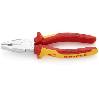 Knipex Pince universelle chromée 190mm 01 06 190