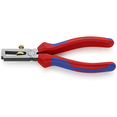 Knipex Pince à dénuder noire atramentisée avec gaines bi-matière 160mm 11 02 160