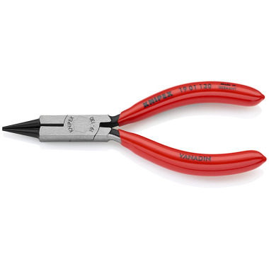 Knipex Pince à becs ronds avec tranchant noire atramentisée 130mm 19 01 130