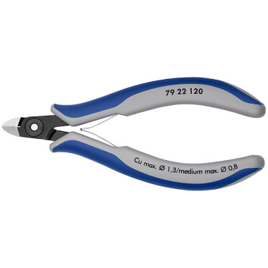 Knipex Pince coupante de côté pour l’électronique de précision brunie 120mm 79 22 120