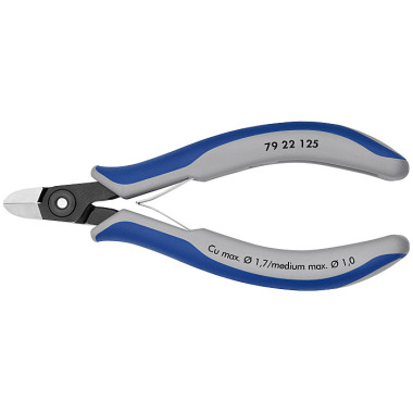 Knipex Pince coupante de côté pour l’électronique de précision brunie 125mm 79 22 125