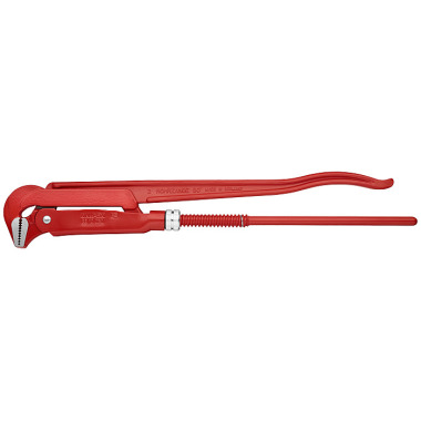 Knipex Clé serre-tubes 90° revêtement poudre, rouge 560mm 83 10 020