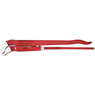 Knipex Clé serre-tubes en S revêtement poudre, rouge 680mm 83 30 030