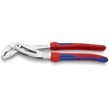 Knipex Alligator® Pince multiprise chromée avec gaines bi-matière 300mm 88 05 300