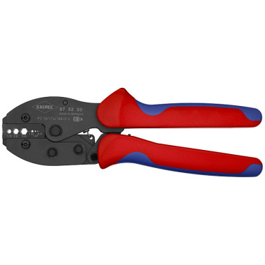 Knipex PreciForce® Pince à sertir brunie avec gaines bi-matière 220mm 97 52 50