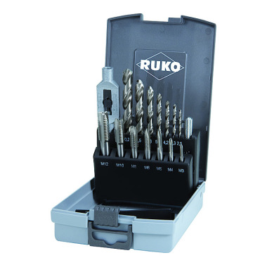 Ruko Assortiment 7 tarauds 1 passe métrique ? DIN 352 HSS 245004RO