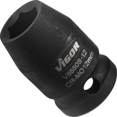 Vigor Douille pour clé à chocs, courte V5550S-12