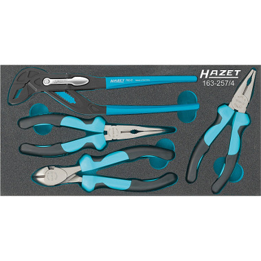 HAZET Jeu de pinces - nombre d’outils : 4 163-257/4