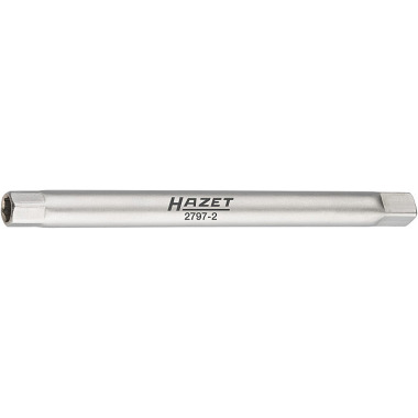 HAZET Clé à douille tubulaire Bumper - carré creux 6,3 mm (1/4 pouce) - profil à six pans intérieurs 2797-2