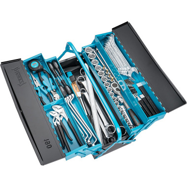 HAZET Coffret à outils en métal avec assortiment - nombre d’outils : 80 190/80