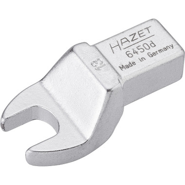 HAZET Clé à fourche à embout - carré à insérer 14 x 18 mm - profil à six pans extérieurs - 13 mm 6450D-13