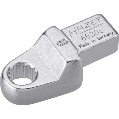 HAZET Clé polygonale à insertion - carré à insérer 9 x 12 mm - profil de traction double hexagone extérieur - 8 mm 6630C-8